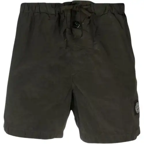 STONE ISLAND Swimming Shorts Men's Green