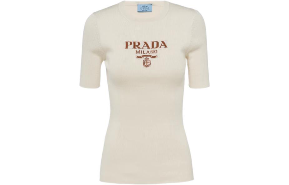 Женский свитер Prada (слоновая кость)