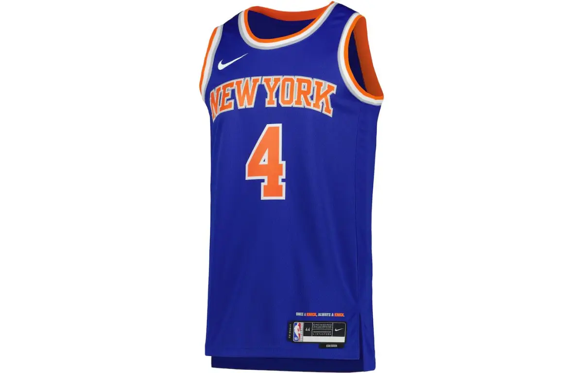 Nike Basketball Jerseys Men's Blue Moderate Straight Fit