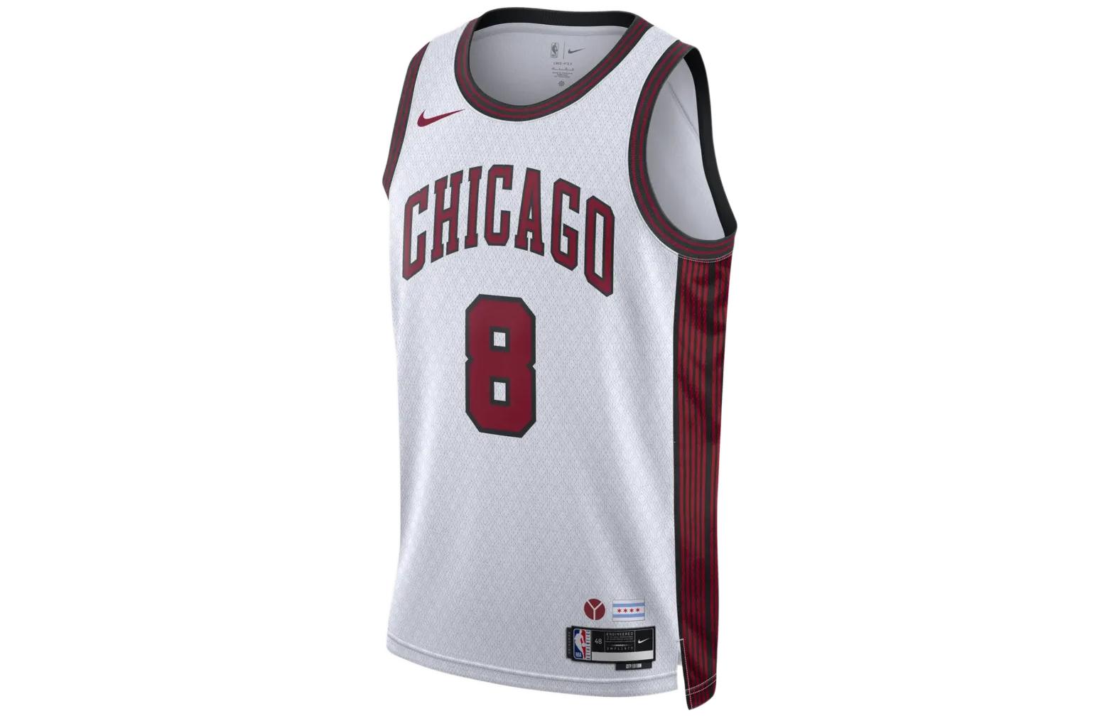 Nike Nba Zach Lavine Chicago Bulls Dri FIT City Edition Jersey