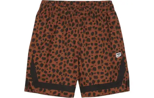 PUMA Casual Shorts Men's Brown Moderate