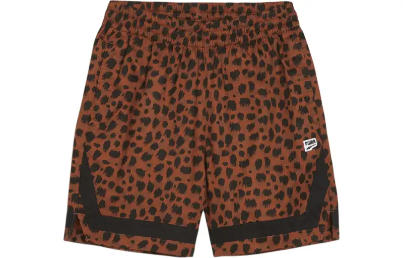 PUMA Casual Shorts Men's Brown Moderate