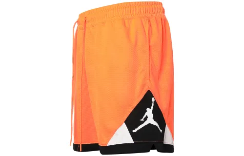 Jordan Dri-FIT Basketball Sports Training Splicing Shorts Orange