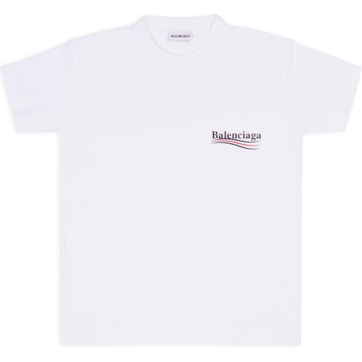 Женская футболка Balenciaga Balenciaga Logo T (белая)