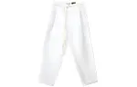 LOEWE Casual Pants Men's White Moderate Straight Fit Pants