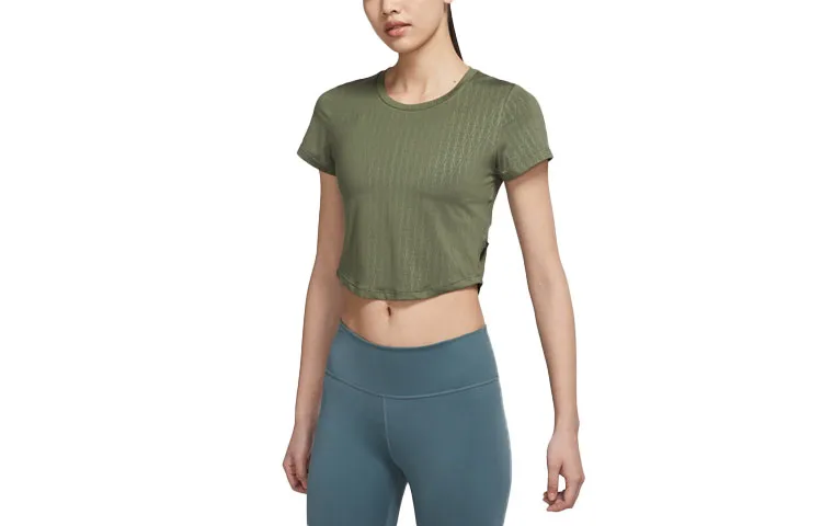 Nike T Shirt Women's Medium Olive Green