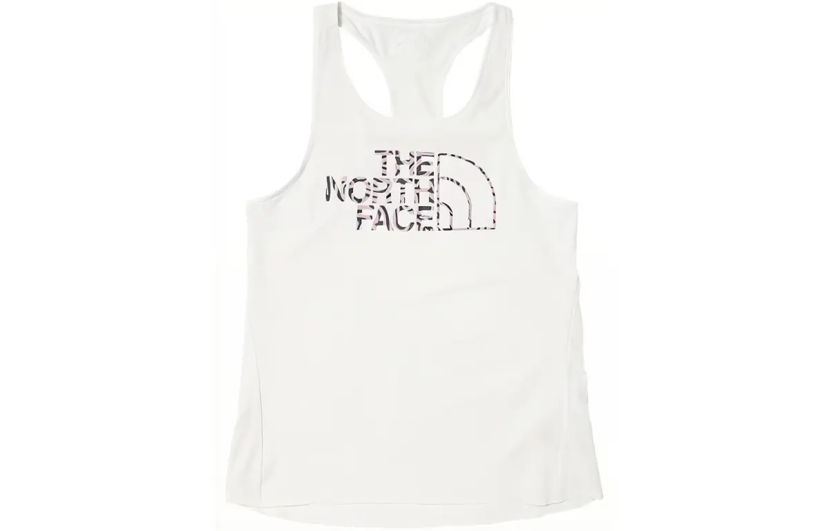 THE NORTH FACE Tank Tops Women's White Crew Neck Moderate Straight Fit