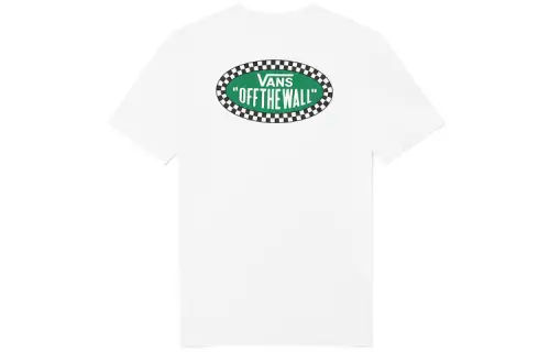 Vans T Shirts Women's White Crew Neck Moderate Straight Fit