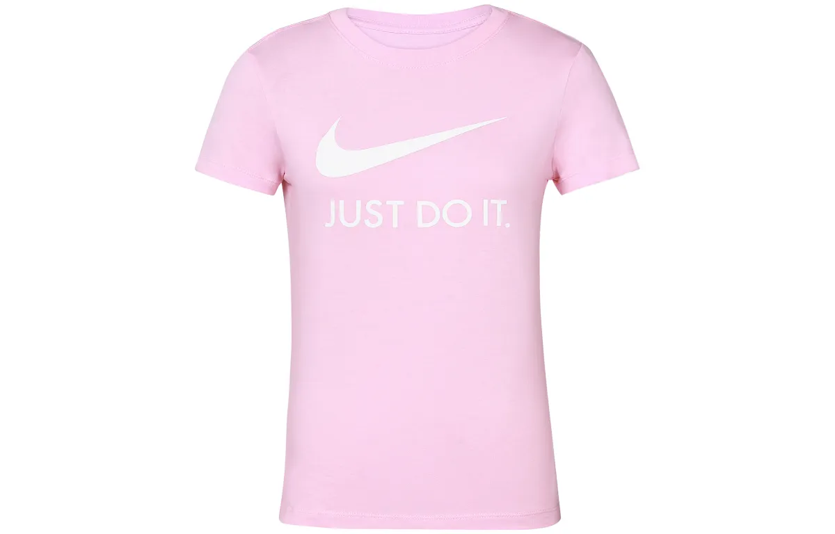 Nike T-Shirts Women's Crew Neck Moderate Straight Fit