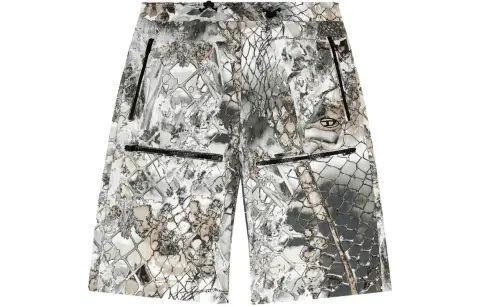 DIESEL P-Mckell-Short-A Abstract Printed Shorts