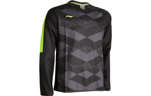 Li Ning Soccer Jerseys Men's Black Moderate Straight Fit