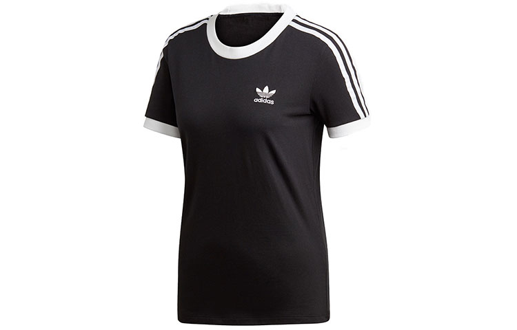 Женская футболка adidas originals 3 STR TEE (черная)