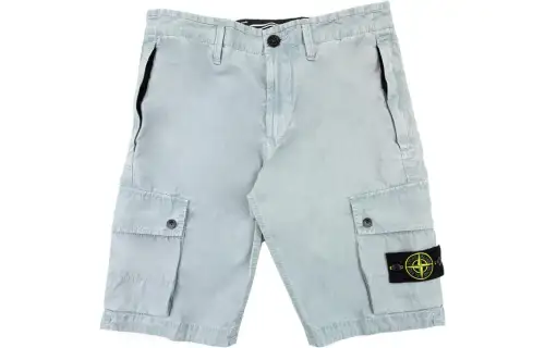STONE ISLAND Casual Shorts Men's Blue Moderate