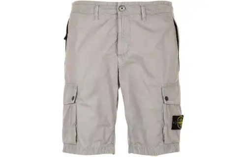 STONE ISLAND Casual Shorts Men's Gray