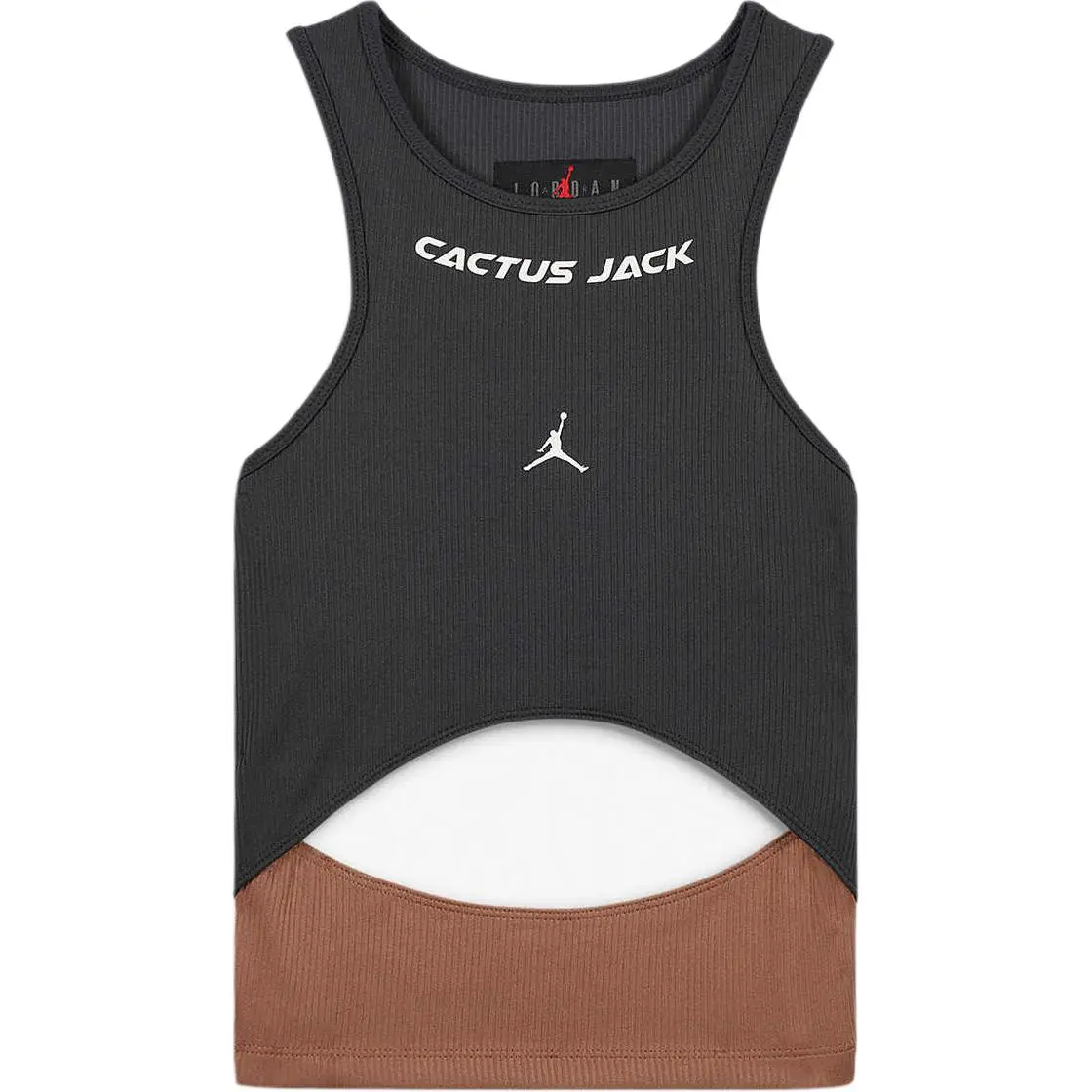 Jordan X Travis Scott Cactus Jack Women's Tank Top Asia Sizing Dark Smoke Grey
