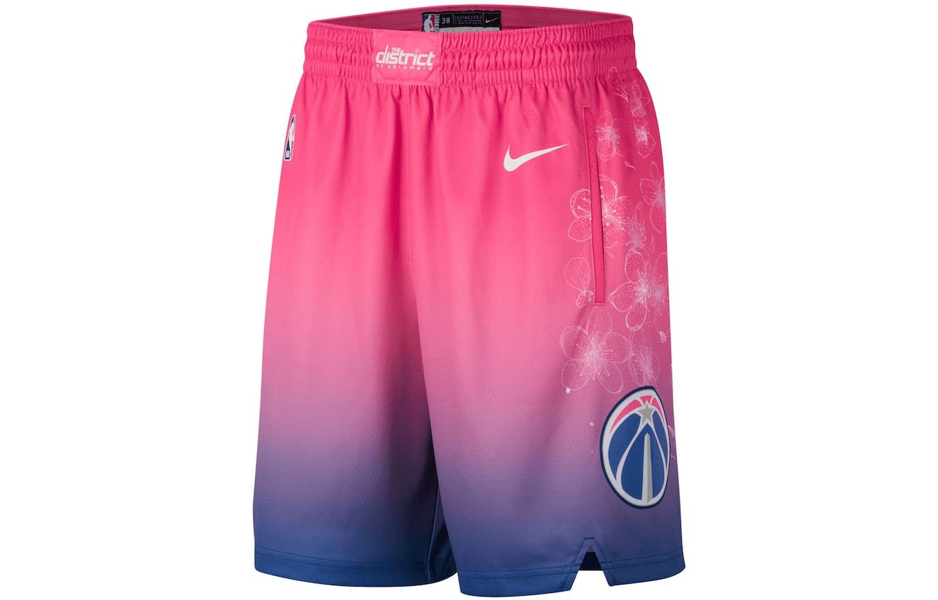 Nike Basketball Shorts Men’s Pink Moderate Straight Fit Pants