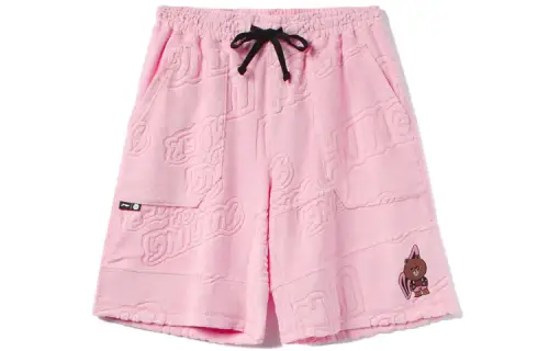 Li Ning X LINE FRIENDS Sports Fashion Collection Sports Shorts Unisex Pink Moderate