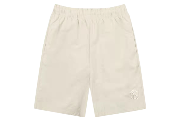 MLB Sports Shorts Unisex Ecru Thin