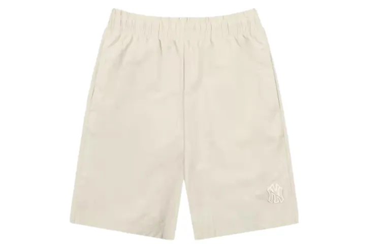 MLB Sports Shorts Unisex Ecru Thin
