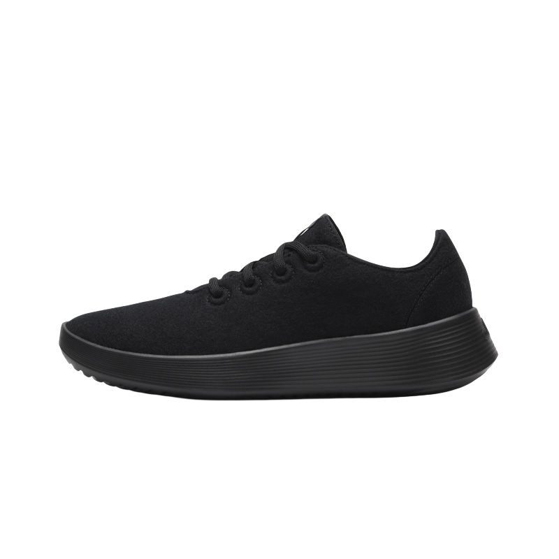 Allbirds Wool Runner Cushioning Low top Casual City Commuting Running Shoes Women’s Natural Black