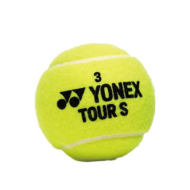 YONEX TOUR S Tennis Balls Nylon, Polyester, Wool Training Ball Yellow