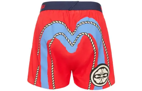 EVISU Casual Shorts Men's Red Moderate