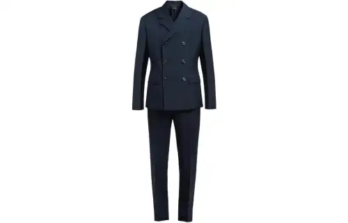 PRADA Business Suits Men's Marine Blue Moderate
