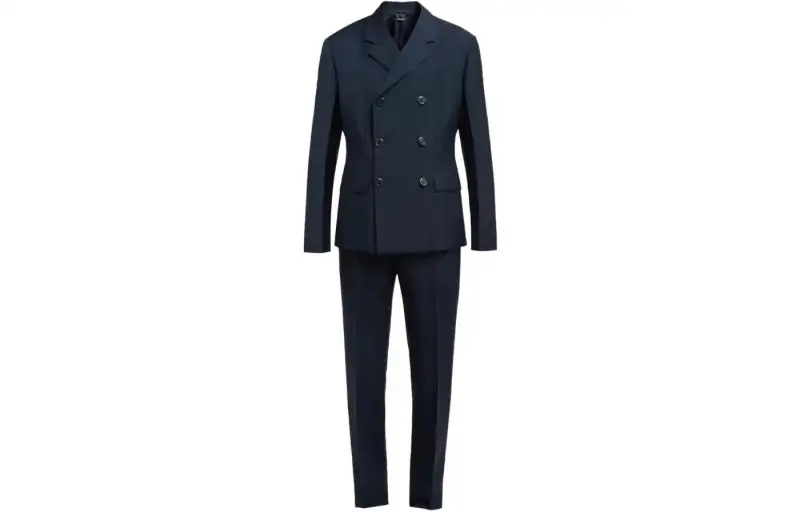PRADA Business Suits Men's Marine Blue Moderate