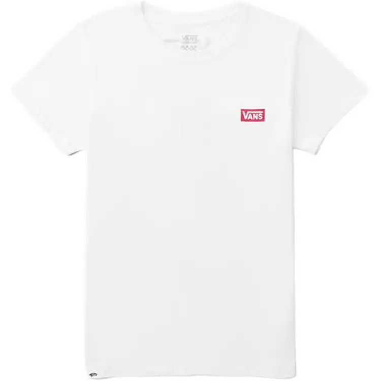 Vans T Shirts Women's White Crew Neck Moderate