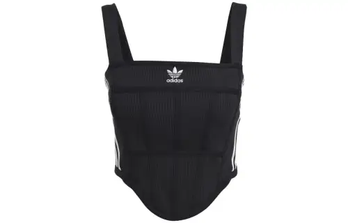 Adidas Originals Tank Tops Women's Black Square Collar Moderate Other
