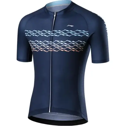 Li Ning Cycling Clothing Men's Printed Blue