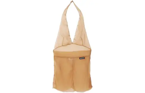 MIU MIU Tank Tops Women's V Neck Moderate Straight Fit