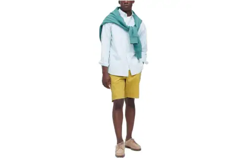 UNIQLO Casual Shorts Men's Light Yellow Moderate
