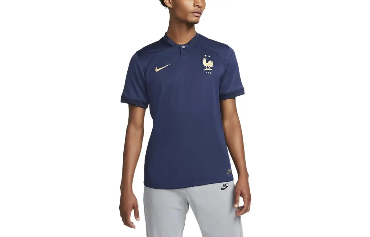 Nike France National Team Soccer Jersey Men's Midnight Marine Blue