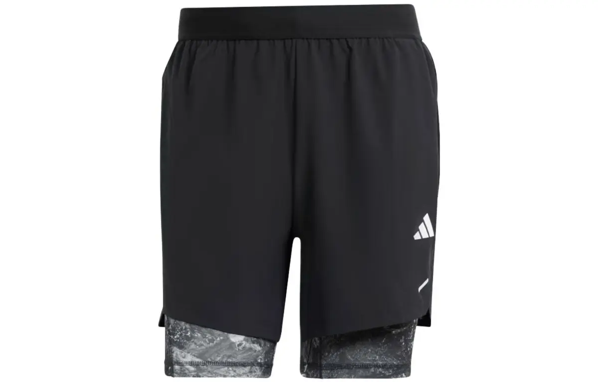 Adidas Power Workout 2 in 1 Shorts Casual Shorts Men's Black