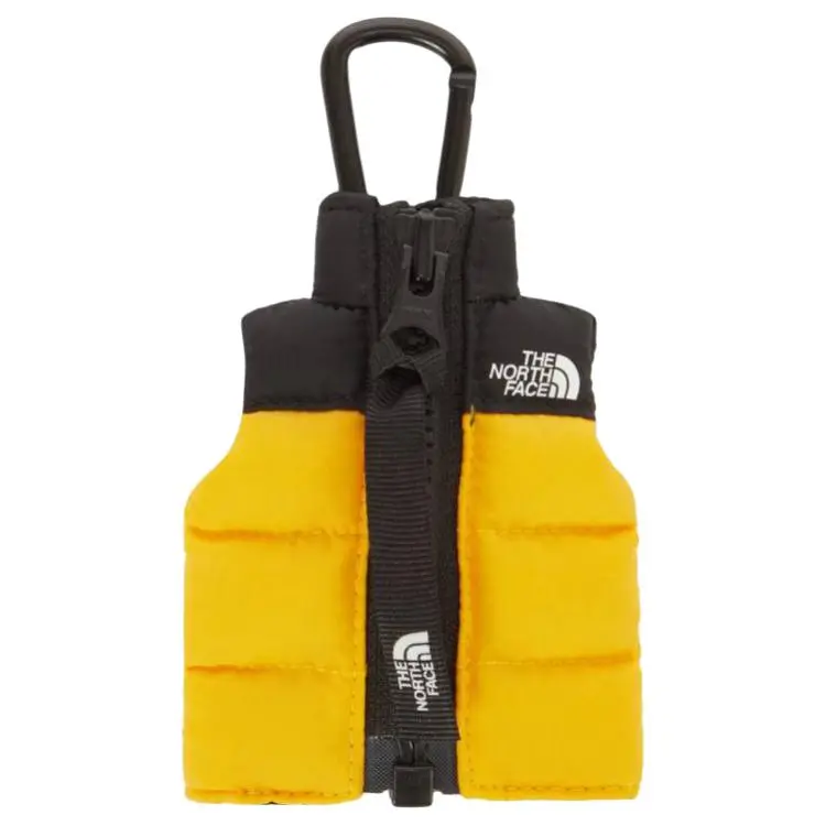 THE NORTH FACE Original Design Nylon Keychains Unisex Yellow