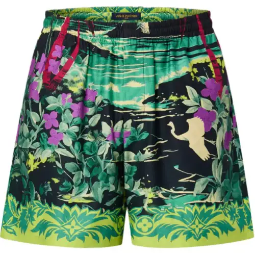 LOUIS VUITTON Drawstring Cotton Shorts