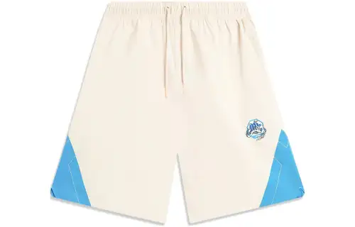 Li Ning BADFIVE Seven Cities Collaboration, Only Chu Has Talent Casual Shorts Men's Sand Gravel Gray