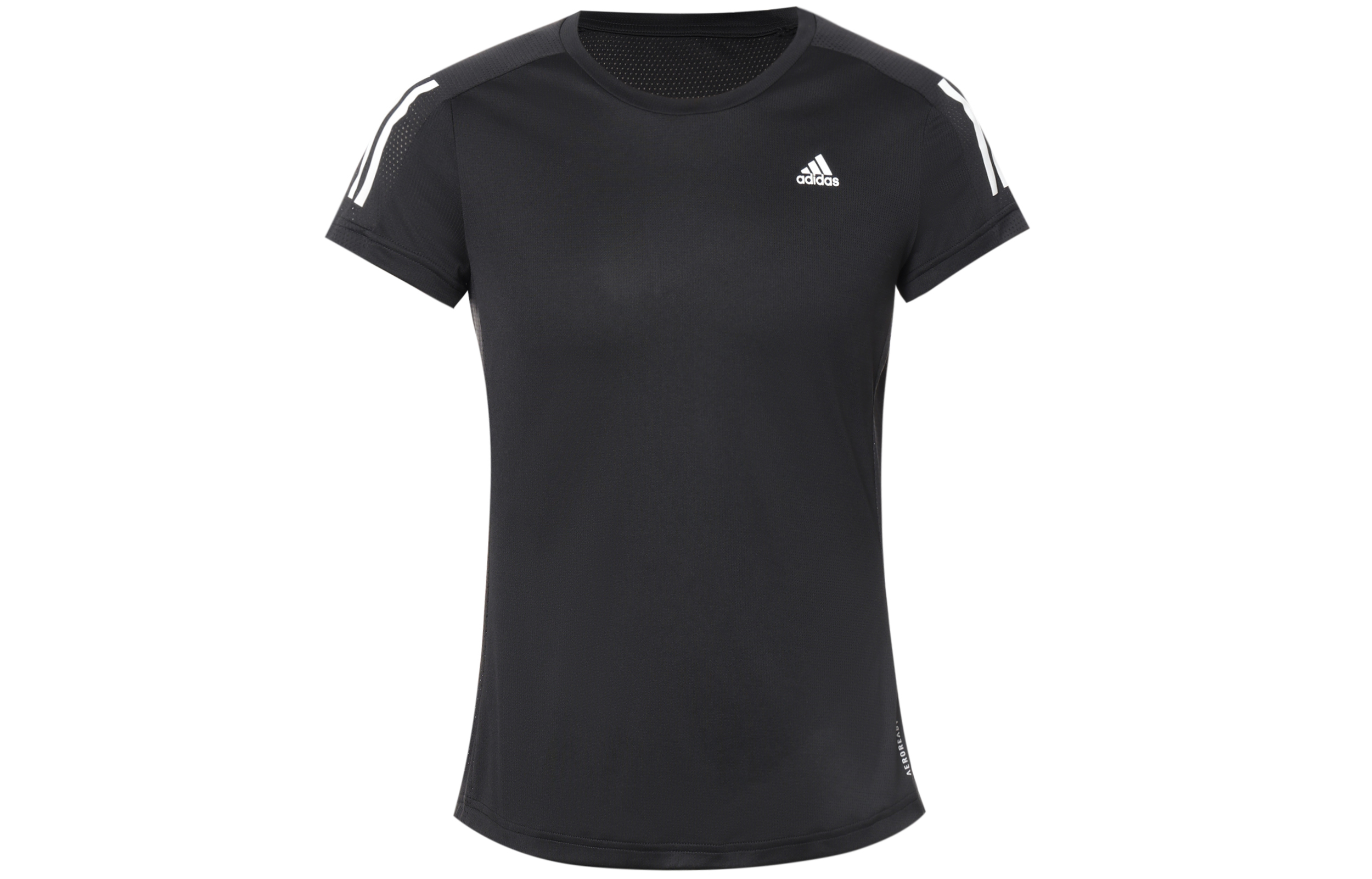 Женская футболка adidas Own The Run Tee (черный) — фото 1