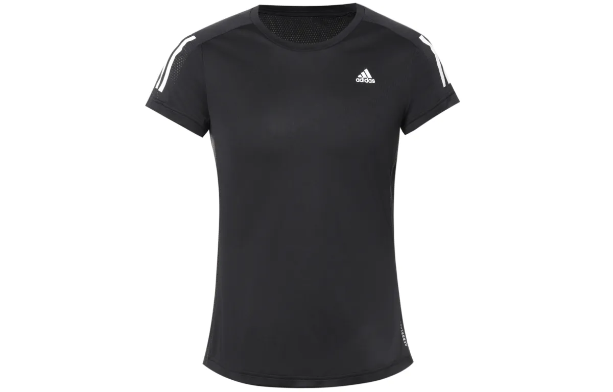 Adidas Set in Sleeve T Shirt Women's Black