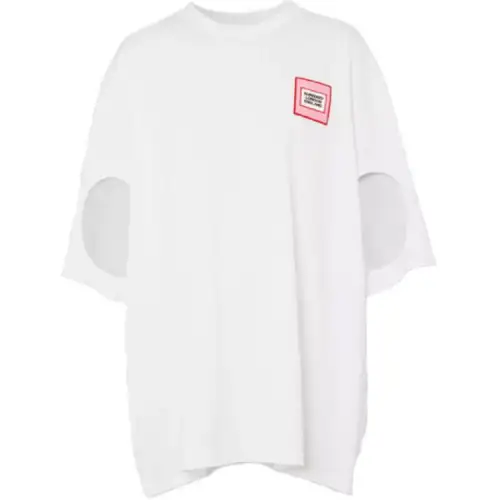 Burberry Drop Shoulder Sleeve T Shirt Women's