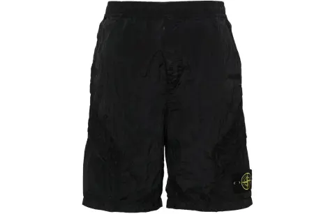 STONE ISLAND Casual Shorts Men's Black