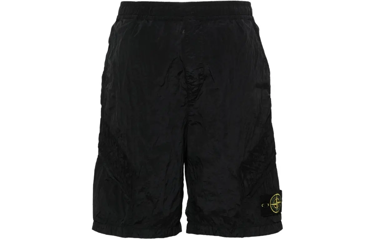 STONE ISLAND Casual Shorts Men's Black