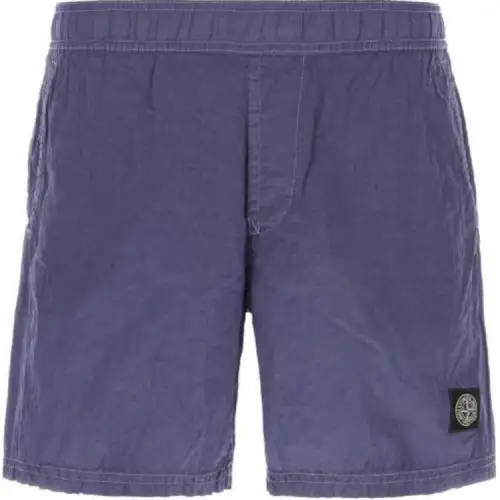 STONE ISLAND Compass Patch Swim Shorts