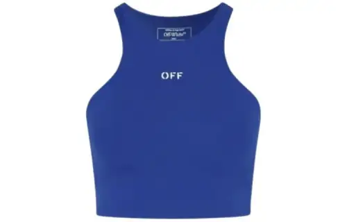 OFF WHITE Logo Printed Racerback Tank Top