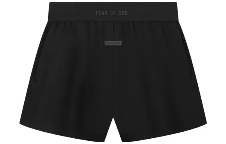 Fear Of God Casual Shorts Unisex Black