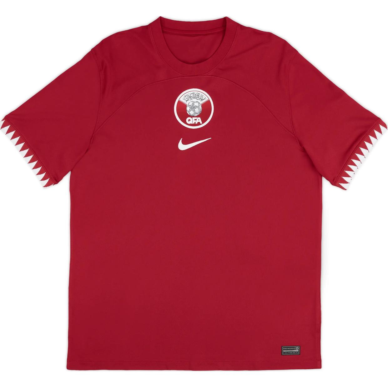 Nike Qatar 2022/23 Stadium Home Dri FIT Soccer Jersey