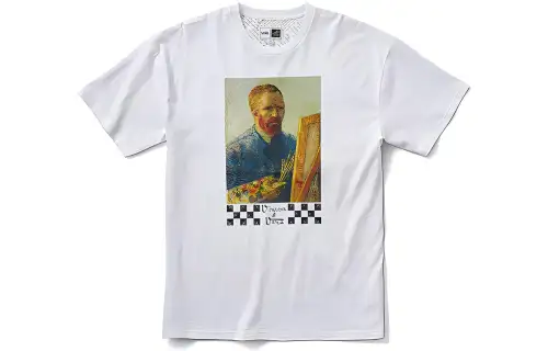Vans Gogh Oversized T Shirt Women's White
