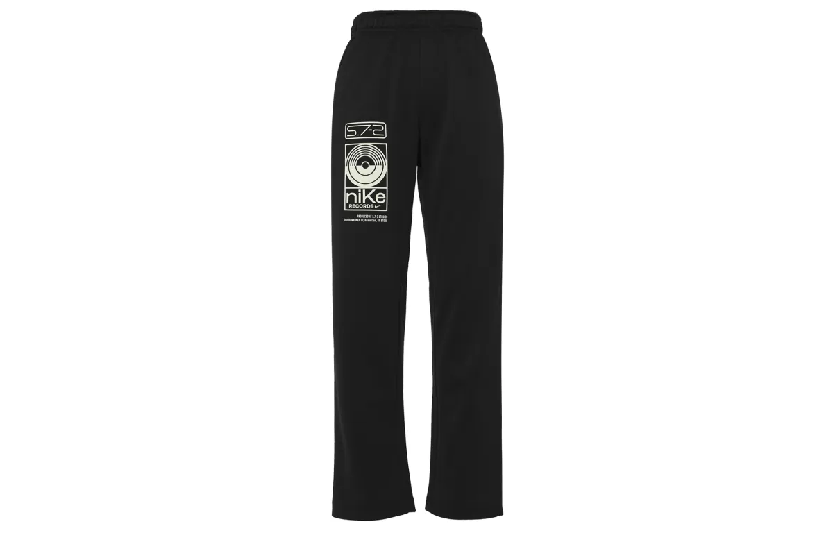 Nike Casual Pants Men's Black Moderate Wide Leg Pants