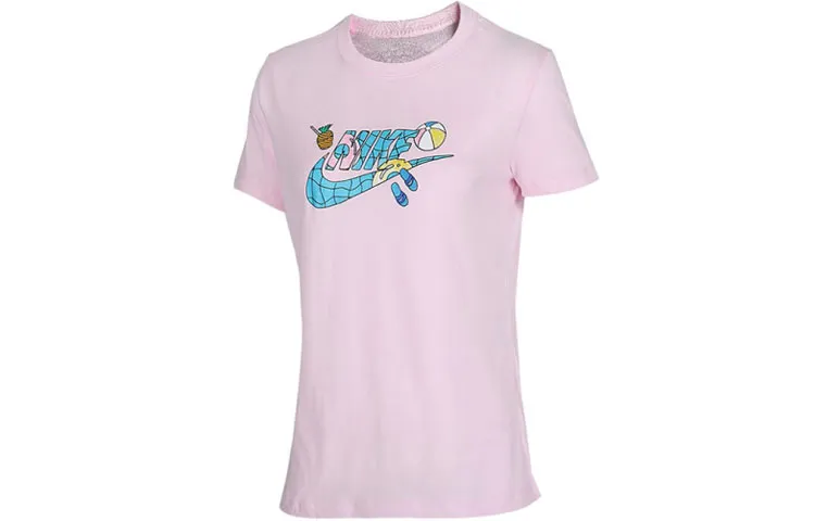 Nike Set in Sleeve T Shirt Women's Pink